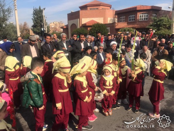 گلباران قدمگاه عشق در سالروز ورود امام حسن عسگری(ع) به گرگان