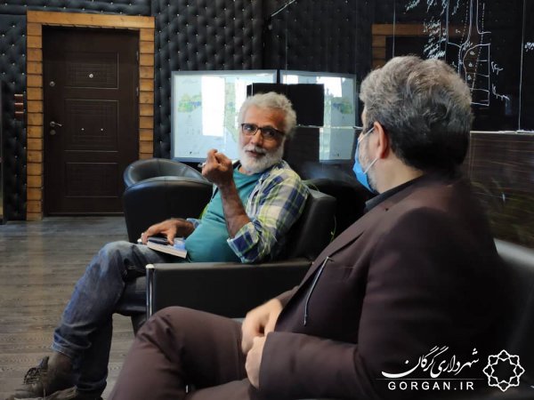 دیدار کارگردان مطرح سینما با شهردار گرگان