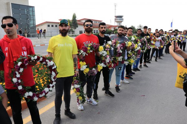 گزارش تصویری؛ استقبال پرشور گرگانی ها از تیم قهرمان لیگ برتر بسکتبال ایران